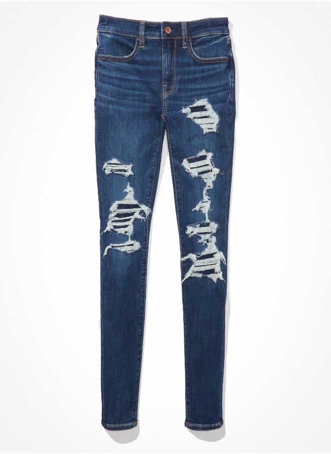 American Eagle - AE Ne(x)t Level Ripped Low-Rise Jegging - Image 1