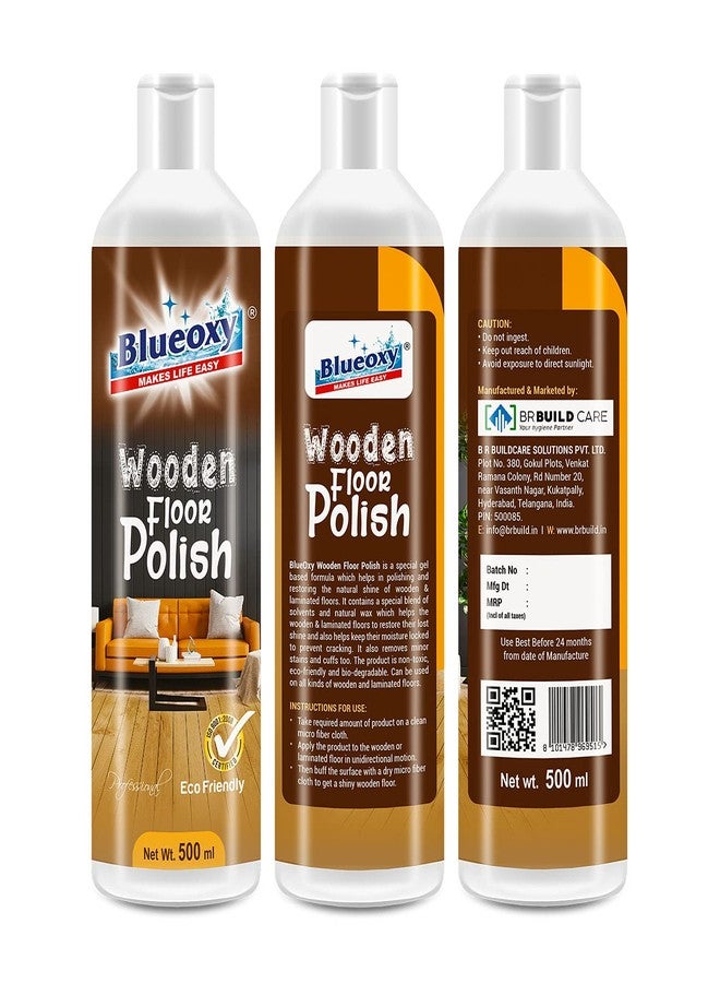 BLUEOXY Wooden & Laminate Floor Polish Gel | Conditione r| Floor Shiner | High Gloss | Wooden Floor Maintainer | Extends Life of Wooden Floors | Ecological Formulation | 500 ML | QTY 1 - Image 5