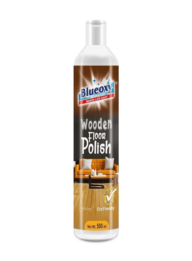 BLUEOXY Wooden & Laminate Floor Polish Gel | Conditione r| Floor Shiner | High Gloss | Wooden Floor Maintainer | Extends Life of Wooden Floors | Ecological Formulation | 500 ML | QTY 1 - Image 1