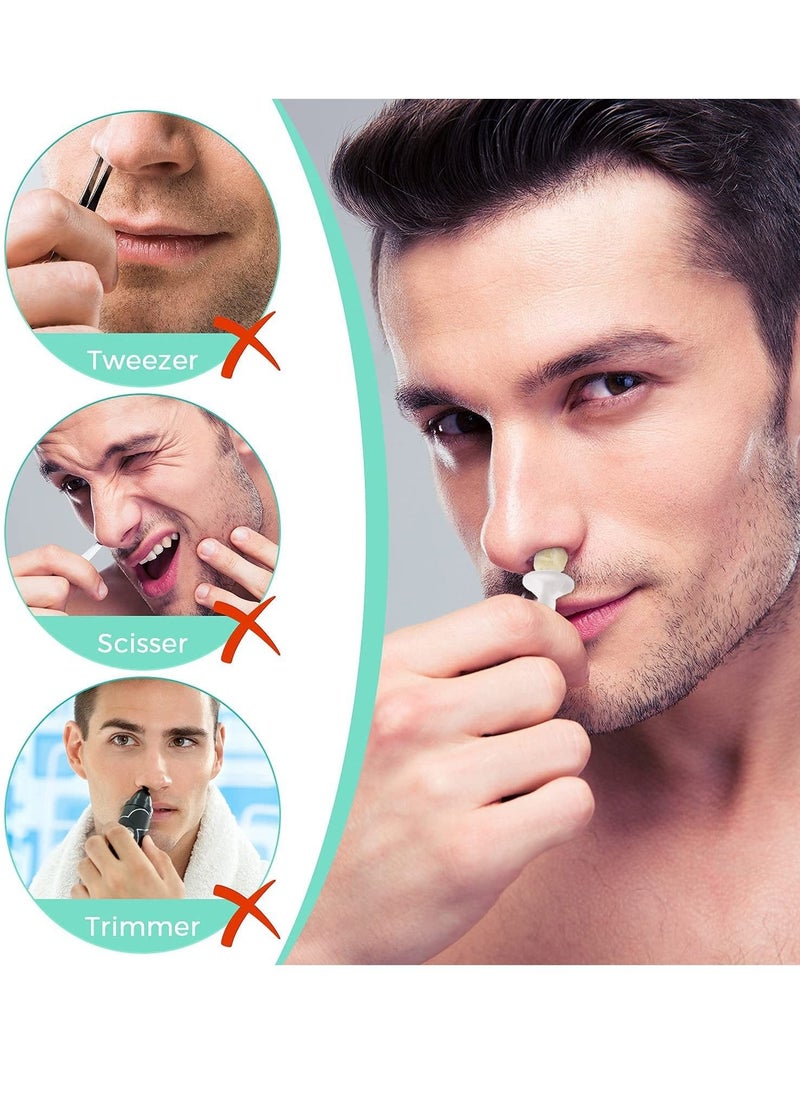 Captaintech Nose Hair Removal Sticks, 100 Pcs Nose Wax Applicator Sticks for Nostril Nasal Cleaning Ear Eyebrow for Men Women Plastic Nose Wax Applicators Nose Hair Removal  - Image 3