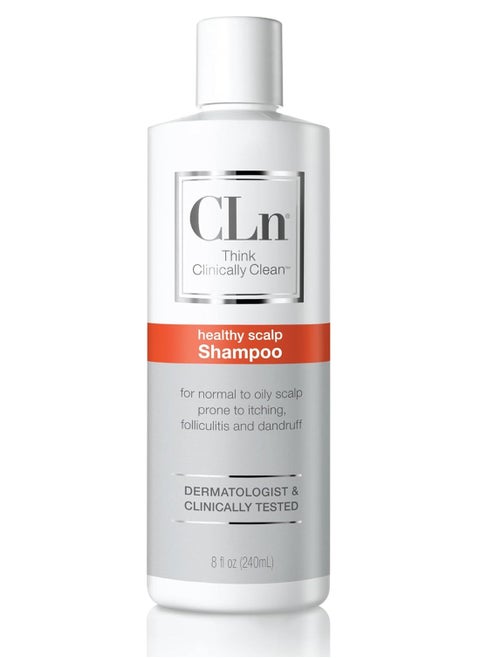 CLn® Shampoo - Clarifying Formula with Salicylic Acid, For Normal to Oily Scalp Prone to Folliculitis, Dandruff, Itchy & Flaky Scalp, Fragrance-Free & Paraben-Free, 8 fl. oz.