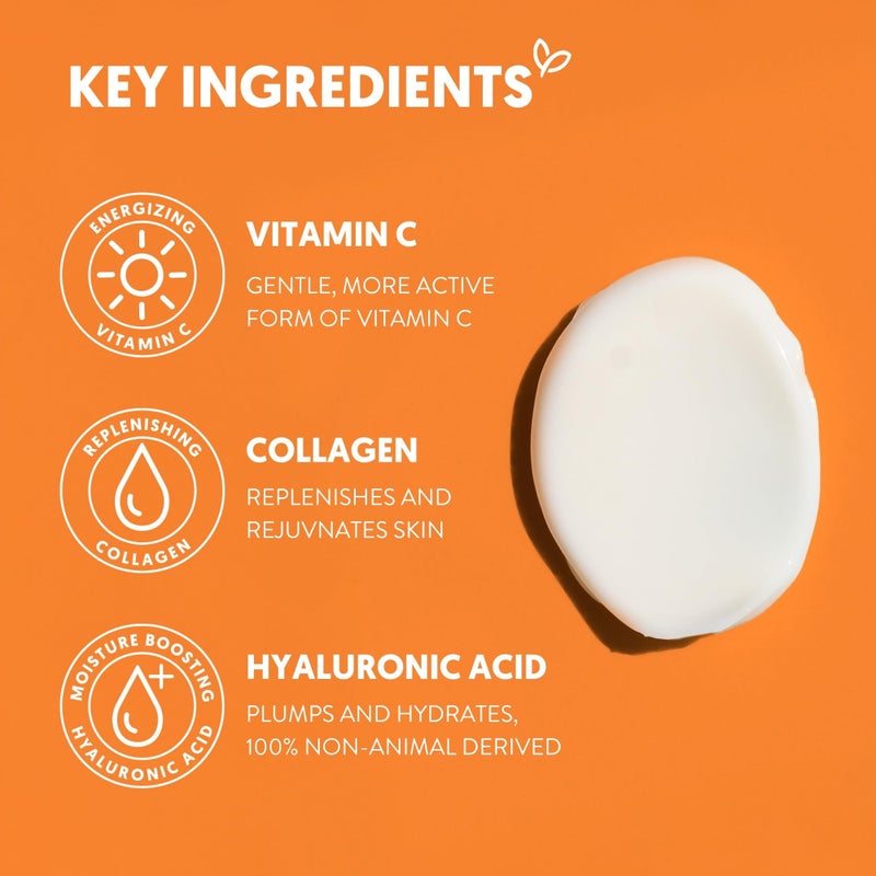 By Nature Face Night Cream - Vitamin C + Collagen PM Moisturizing Facial Lotion for Women (2 Oz) - Image 3