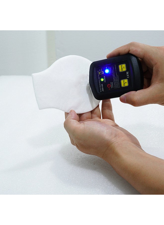 Generic - Palm-size Electrostatic Detector Portable Electrostatic Tester Electrostatic Analyzer 100V~20KV ESD Test Meter Gauge - Image 1