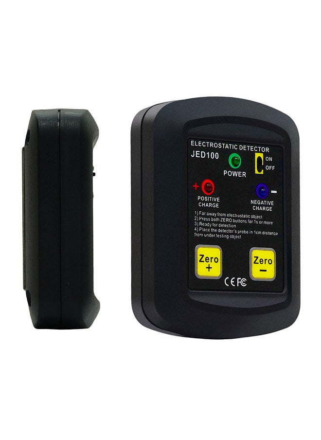 Generic - Palm-size Electrostatic Detector Portable Electrostatic Tester Electrostatic Analyzer 100V~20KV ESD Test Meter Gauge - Image 1
