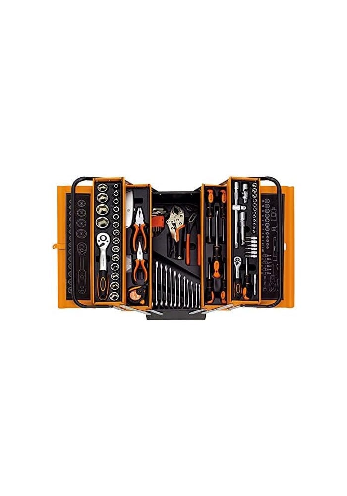 AQ AQSON طقم أدوات AQSON المحمول متعدد الوظائف 85 قطعة في صندوق معدني - Image 2