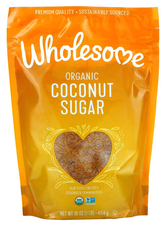 Wholesome Seeteners Organic Coconut Sugar 1 lb. (16 oz) - 454 g