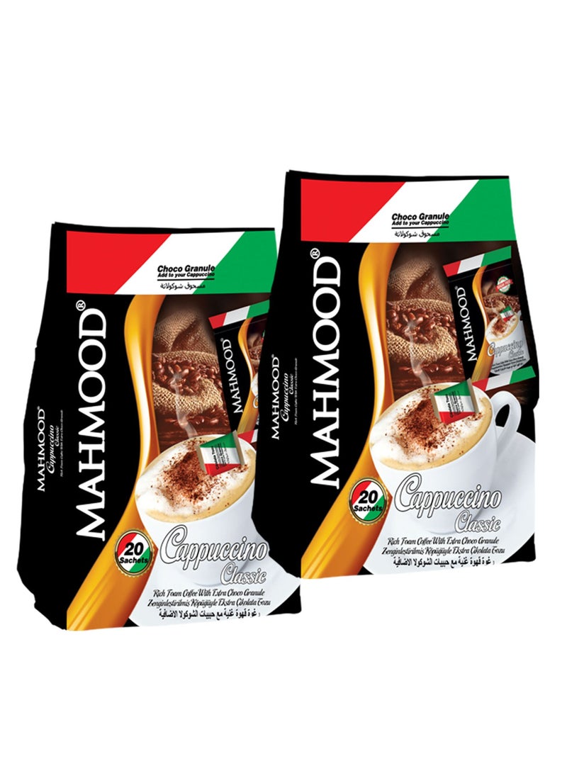 Mahmood Cappuccino with chocolate granules and sugar-free coffee 20 x 13.7 g - Image 2