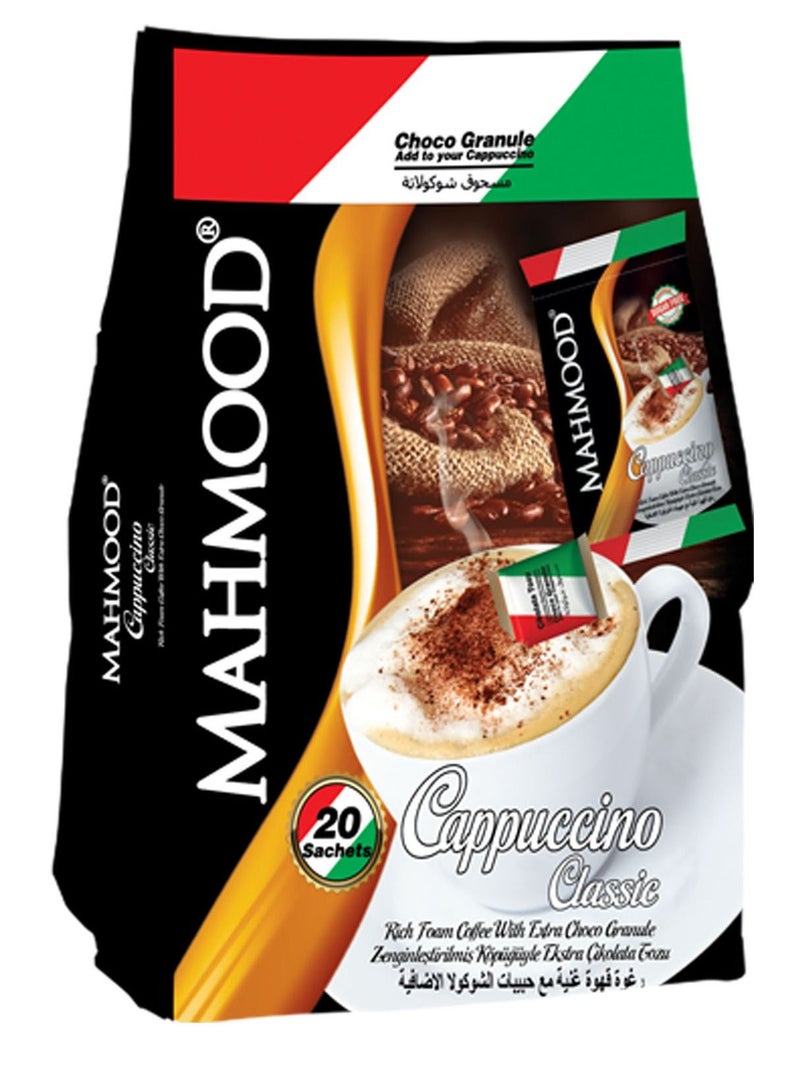Mahmood Cappuccino with chocolate granules and sugar-free coffee 20 x 13.7 g - Image 1