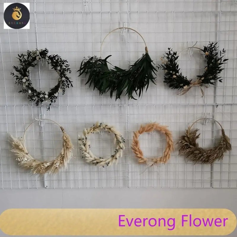 Bluejw M07468 Design Preserved Pampas Grass Garland - Dried Floral Wreath, Boho Wedding Arch & Wall Decor - Dried Plants Included - Image 4