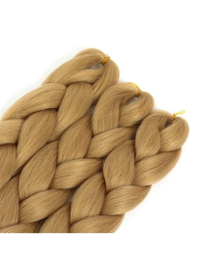 SuCoo Jumbo Braiding Hair Extension Synthetic Kanekalon High Temperature Fiber Crochet Twist Braids Hair With Small Free Gifts 24inch 3pcs/lot£¨Royal Blue) - Image 3