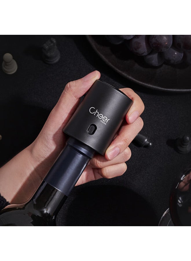 Cheer Electric Wine Opener 4-in-1 Red Wine Bottle Opener Set With Stopper Gift Box - Image 2