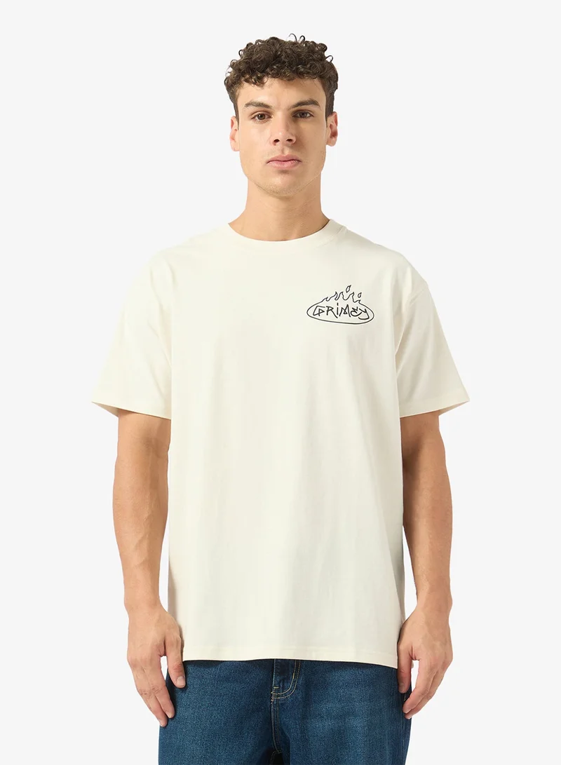 جرايمي تي شيرت كلاسيك فيت بشخصية