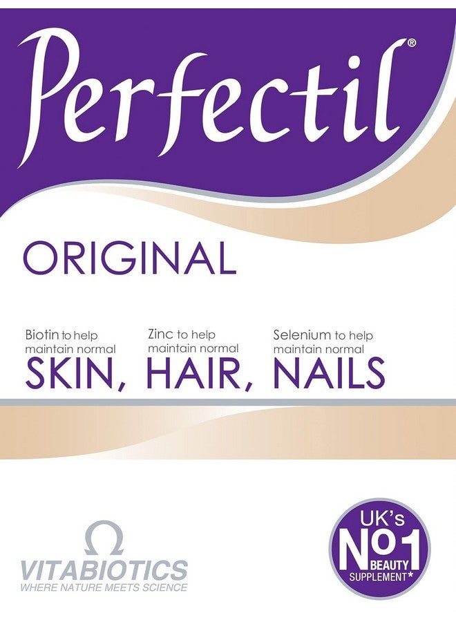 Perfectil Vitabiotics, Perfectil Triple Active, Essential Nutrients To Help Maintain Healthy Skin, Hair & Nails, 30-Count Boxes (Pack Of 2) - Image 1