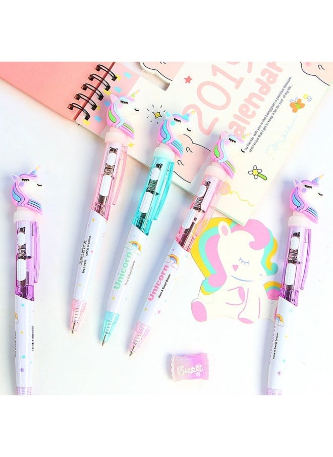 We Happy 12 Pieces Unicorn Light Pen Stationary LED Writing Ballpoint  - Image 3