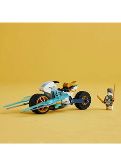 LEGO لعبة دراجة نارية زين الثلج من نينجاجو مع 1 مجسم، مجموعة ألعاب نينجا، مجموعة مغامرة، مركبة صغيرة، نموذج قابل للبناء للأطفال، هدية للأولاد والبنات الذين تتراوح أعمارهم بين 7 سنوات وأكثر (84 قطعة) 71816  - Image 5