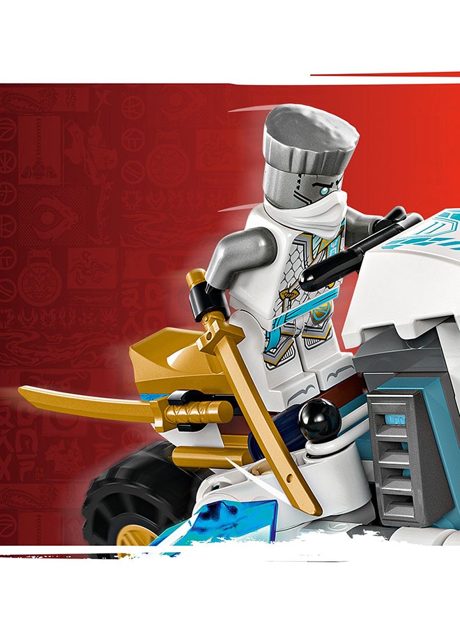 LEGO - NINJAGO® Zane’s Ice Motorcycle Toy Set 71816 (84) Pieces - Image 1