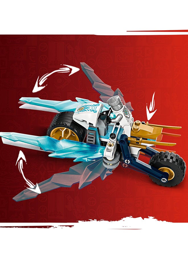 LEGO - NINJAGO® Zane’s Ice Motorcycle Toy Set 71816 (84) Pieces - Image 1