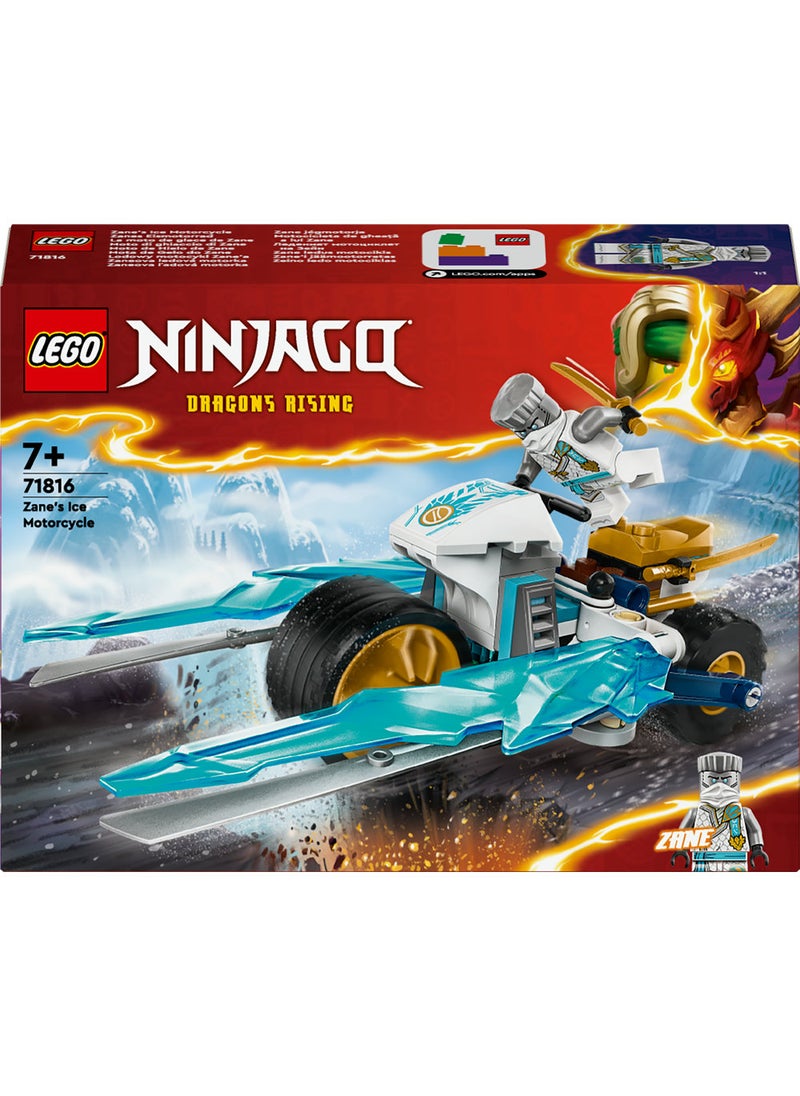LEGO NINJAGO® Zane’s Ice Motorcycle Toy Set 71816 (84) Pieces  - Image 2