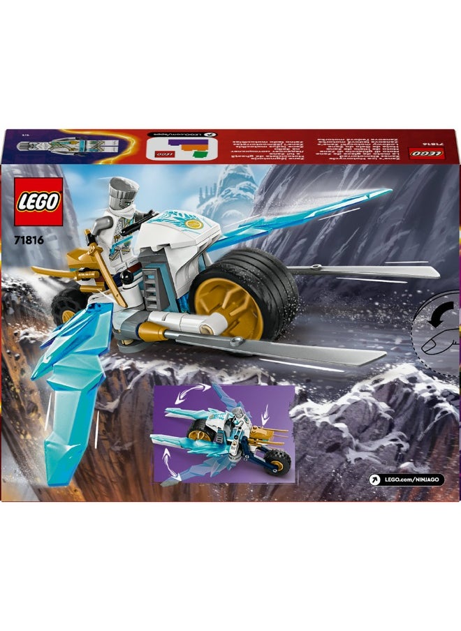 LEGO NINJAGO® Zane’s Ice Motorcycle Toy Set 71816 (84) Pieces  - Image 4