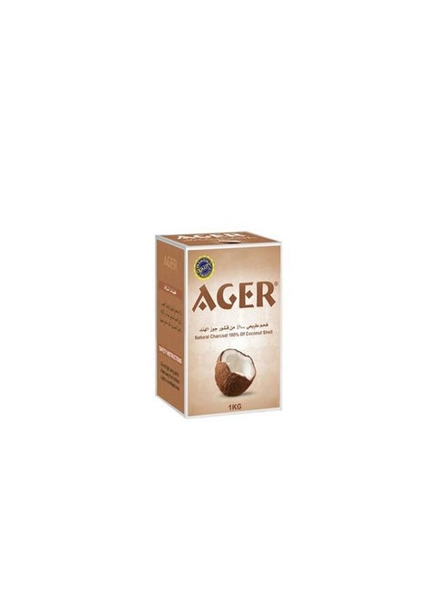 Natural charcoal from coconut shells from Ajeer