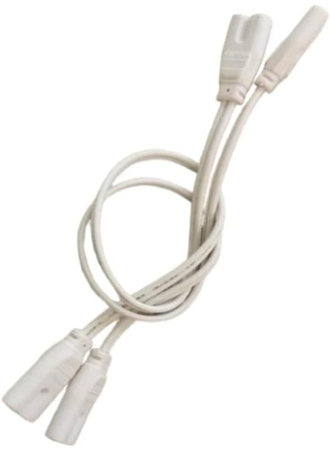 melfi Double End 2 Pin T5 To T5 Led Tube Connector Wire Cable For Fluorescent Tube, Electrical Lighting Etc, (Pack Of 2 White) - Image 3