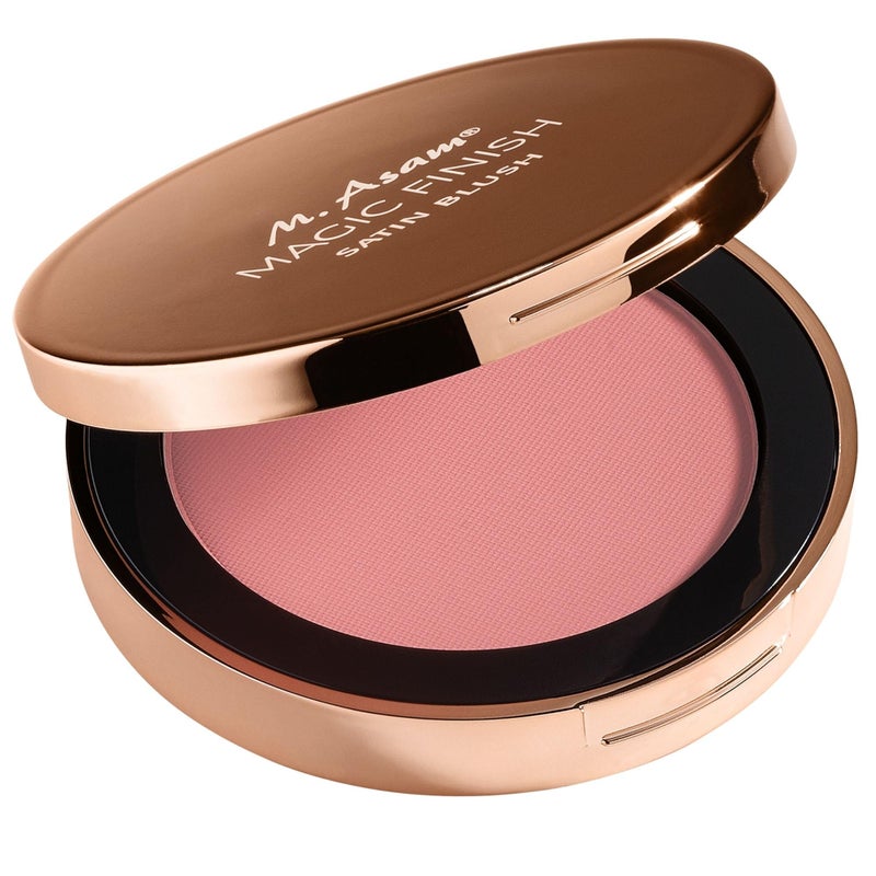M.Asam M. Asam Magic Finish Satin Blush Peachy Rose (0.14 Oz) Make-Up Powder for a Fresh & Radiant Look With Hyaluronic Acid & Ultra-Fine Color Pigments for Fuller Looking Cheeks - Image 1