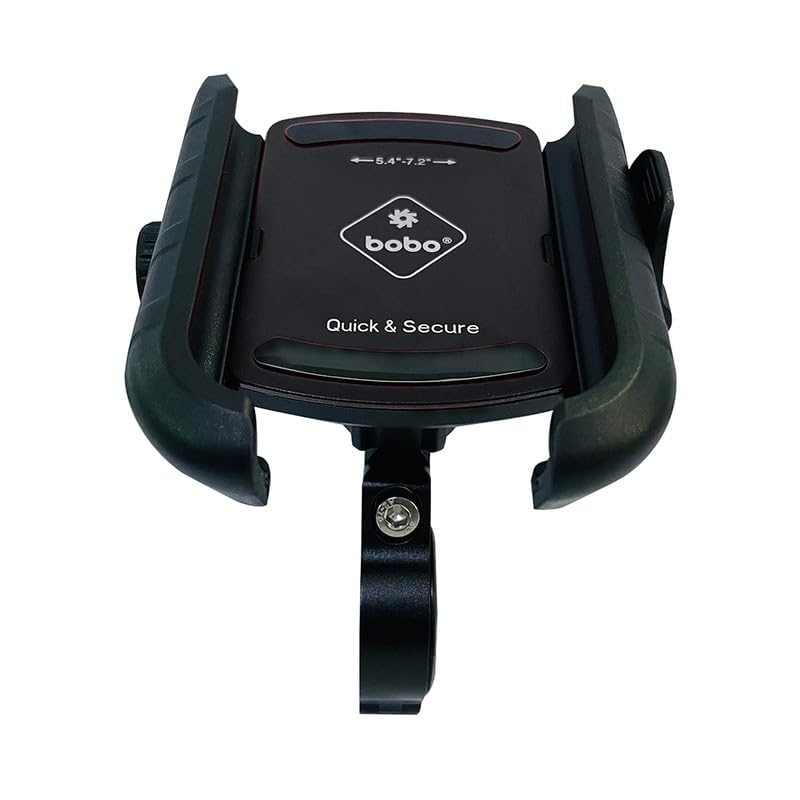 BOBO BM14 Quick Release Enhanced BM4 Waterproof Bike/Motorcycle/Scooter Mobile Phone Holder Mount, Ideal for Maps and GPS Navigation (Black) - Image 2