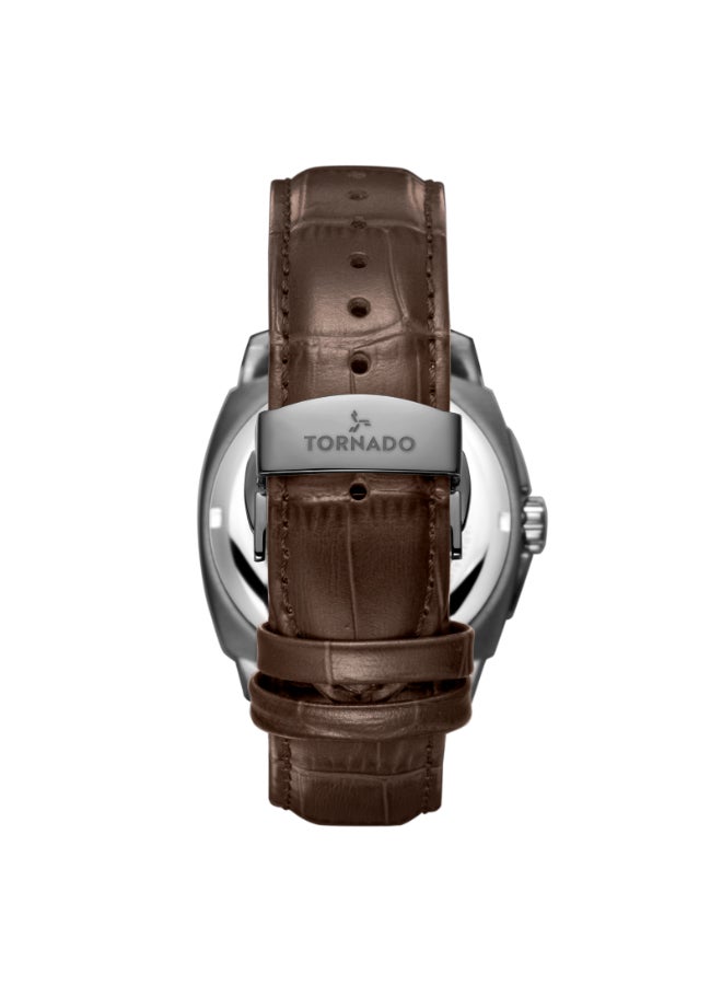 TORNADO Men's Stainless Steel Automatic Watch T7316-XLDD - 42 mm  - Image 3