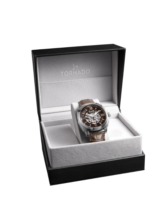 TORNADO Men's Stainless Steel Automatic Watch T7316-XLDD - 42 mm  - Image 4