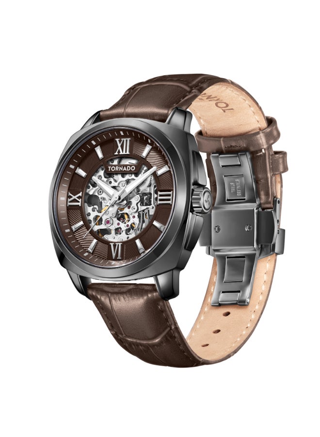 TORNADO Men's Stainless Steel Automatic Watch T7316-XLDD - 42 mm  - Image 2