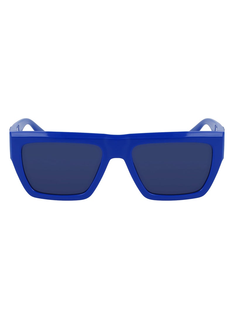 Calvin Klein Jeans Men's Rectangular Sunglasses - CKJ23653S-400-5517 - Lens Size: 55 Mm - Image 1