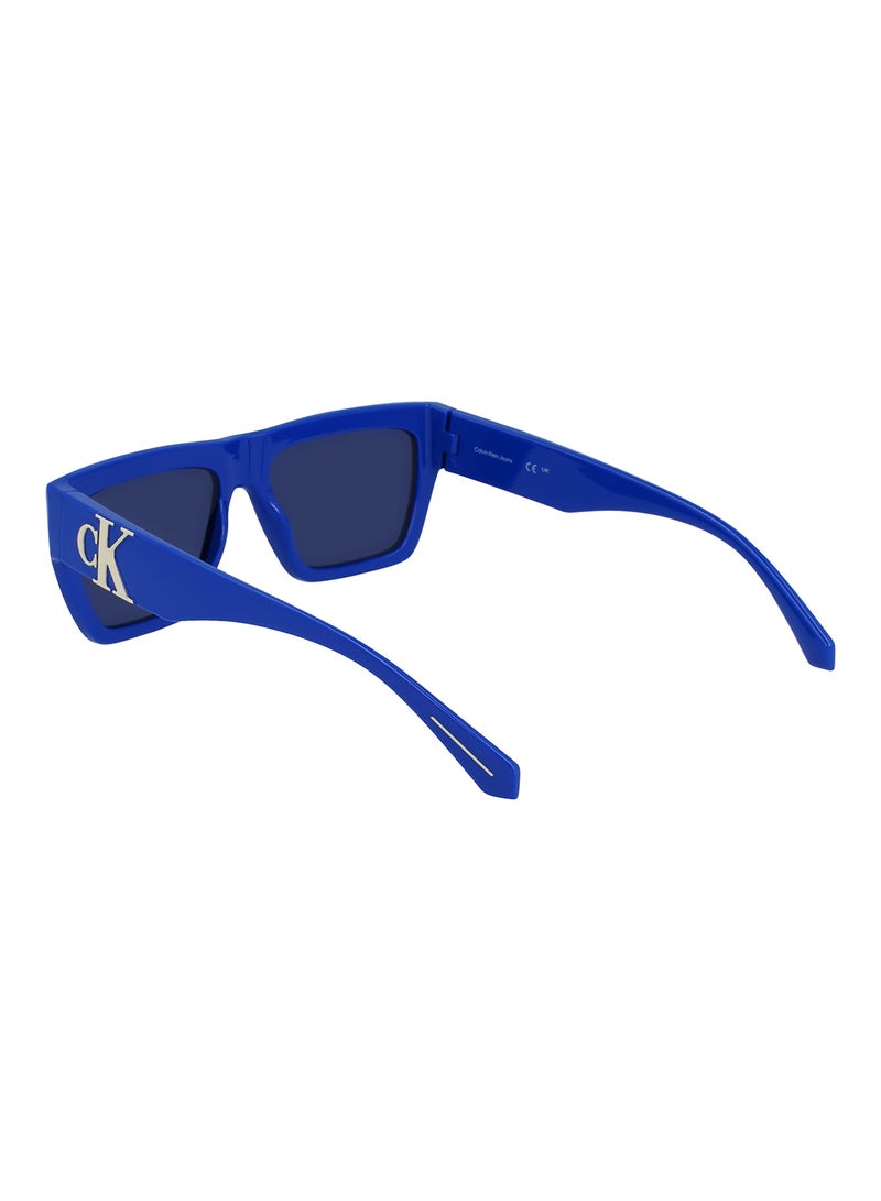 Calvin Klein Jeans Men's Rectangular Sunglasses - CKJ23653S-400-5517 - Lens Size: 55 Mm - Image 5