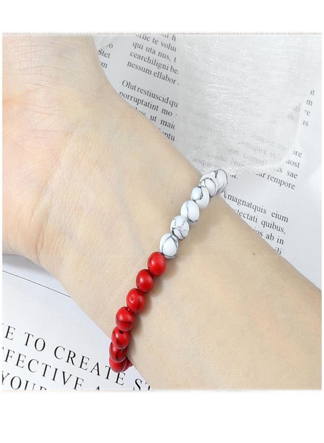 FORUBUS Palestinian Flag Beaded Bracelet - Support Palestine Strand Bracelet for Men and Women, Palestinian Colored Beads Stretchy Bracelet, Support Free Palestine Accessories-palestine - Image 5