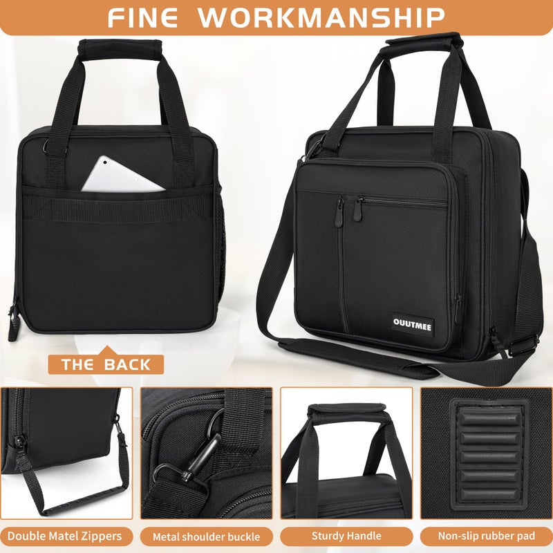 OUUTMEE Coffee Maker Carrying Bag Compatible with Keurig K-Mini or K-Mini Plus, Single Serve Coffee Brewer Portable Storage Bag with Extra Pockets, Storage Tote Case With Multiple Pockets for K-Cup - Image 3