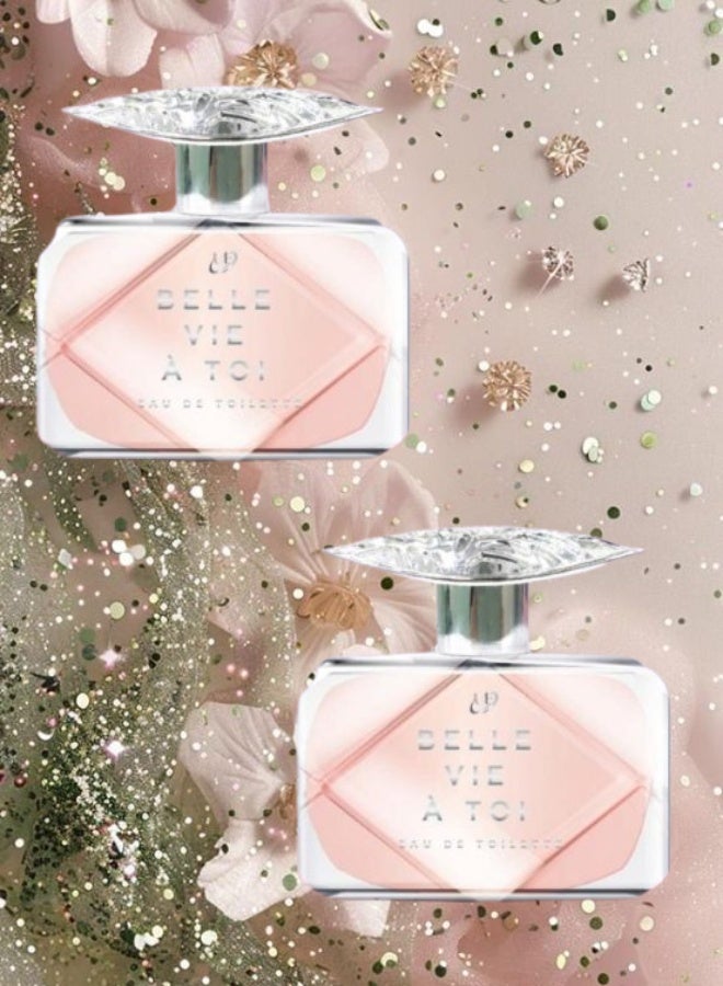 Uf 2 Pieces Belle Vie A Toi Perfume 100ML - Image 1