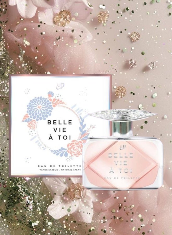 Uf 2 Pieces Belle Vie A Toi Perfume 100ML - Image 2