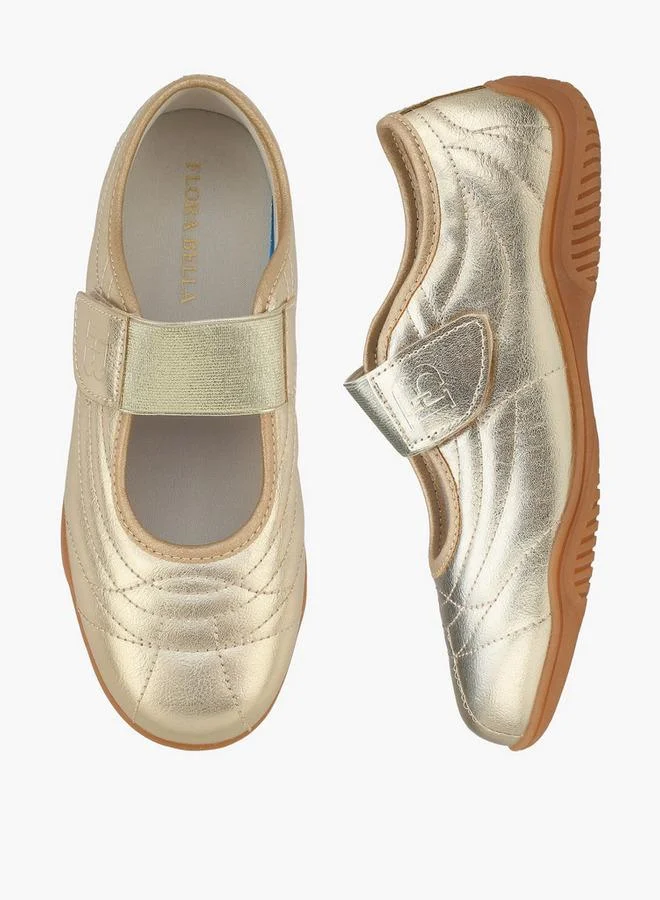 Flora Bella Women Panelled Hook & Loop Sneakers