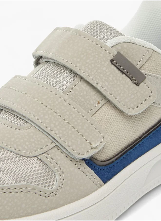 LBL by Shoexpress Boys Textured Sneakers With Hook And Loop Closure