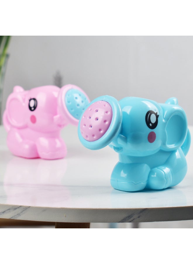 Generic - Baby Bath Toys Playing Water Elephant Kettle Children Baby Baby Boy Yellow Duck Girl Shower Duck-Color:Little Elephant Sprinkler-Pink ] - Image 1