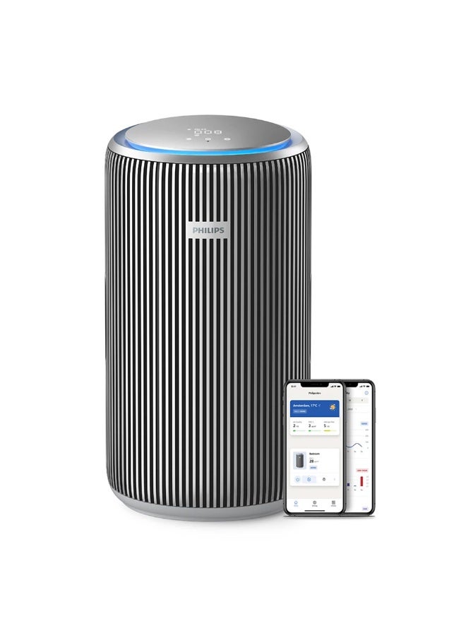 Philips Smart Air Purifier PureProtect 4200 Series - Rooms up to 156 m2, HEPA, Active Carbon, 5 Speeds, Sleep Mode, Child Lock, Connected to Air+App, Supernova Silver - AC4220/12 AC4220/12 Supernova Silver - Image 2