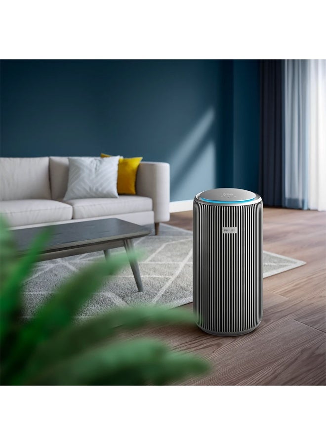 Philips Smart Air Purifier PureProtect 4200 Series - Rooms up to 156 m2, HEPA, Active Carbon, 5 Speeds, Sleep Mode, Child Lock, Connected to Air+App, Supernova Silver - AC4220/12 AC4220/12 Supernova Silver - Image 4