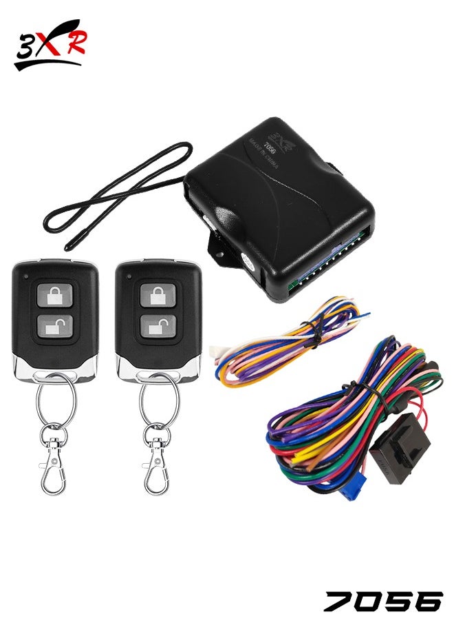 3XR 3XR Car Keyless Entry System Central Locking Remote System Universal Compatibility with Advanced Features 7056  - Image 1