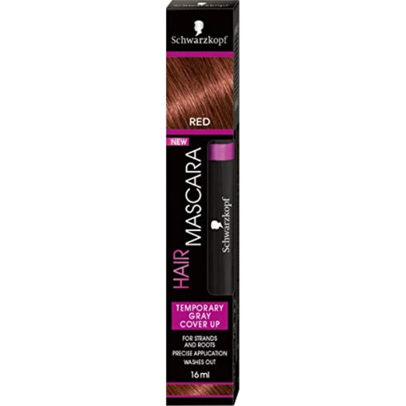 Schwarzkopf Hair Mascara, Red, 1 Tube (16ml)