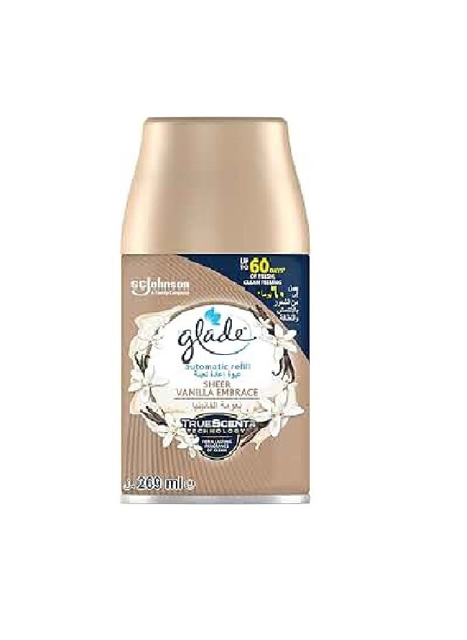 جليد - معطر جو أوتوماتيكي من جليد مع 2 عبوة سعة 269 مل نعومة الفانيليا وقطعة سعة 300 مل نعومة الفانيليا - Image 1