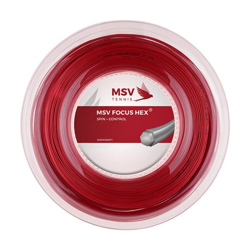 Focus-HEX Tennis Reel (1.27 mm, 200m) Red
