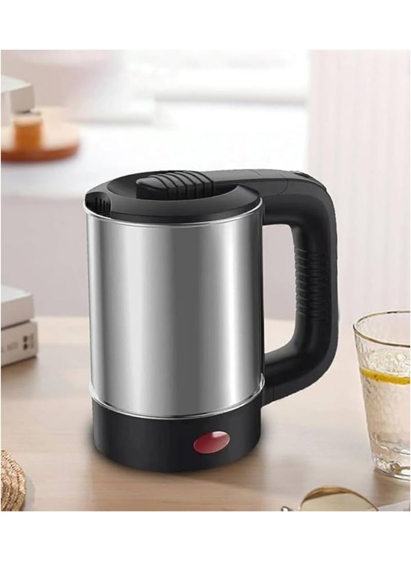 Power Plus 500ml Mini Electric Kettle With Two Plastic Cups, Portable Electric Kettle 500ml for Home, Office, and Hotels - Image 2