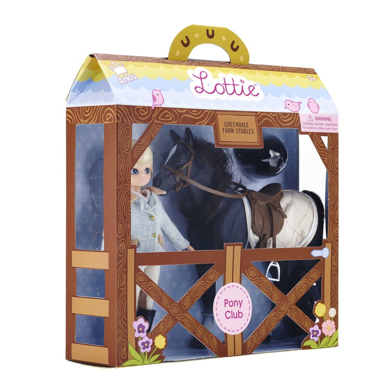 Lottie Pony Club Doll with Horse Set and Accessories - Image 5