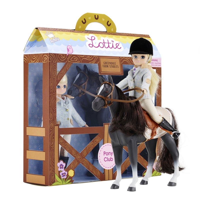 Lottie Pony Club Doll with Horse Set and Accessories - Image 3