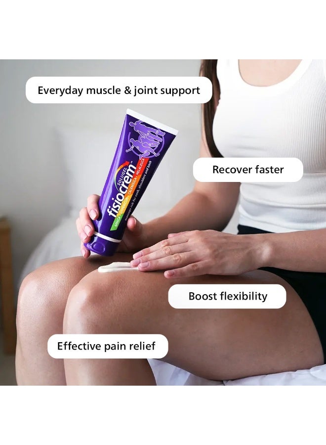 Fisiocrem Solugel Pain Relief Gel – Natural Herbal Cream for Muscle, Neck & Joint Pain, Arnica & Menthol, Fast Absorbing Formula – 60ml - Image 5
