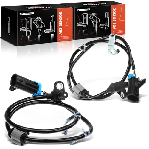 A-Premium ABS Wheel Speed Sensor Compatible with Chevrolet, GMC Models - Astro 2003-2005, Safari 2003-2005, AWD - Front Driver and Passenger Side, Replace# 15112458, 15058370 2-PC Set - Image 1